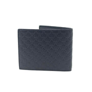 Gucci Black Leather Guccissima Bifold Wallet Consignment Shop From Runway With Love