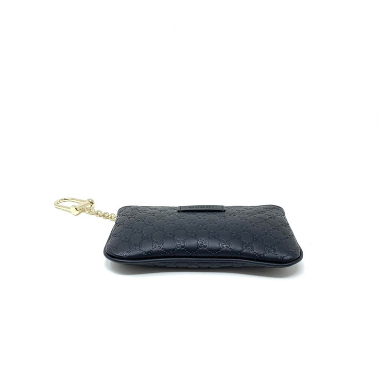 Gucci 6 Key Holder Guccissima Black in Leather with Silver-tone - US