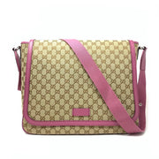 Gucci Diaper Bag- Girls Canvas Mother Baby Gift Pink Consignment Shop From Runway With Love