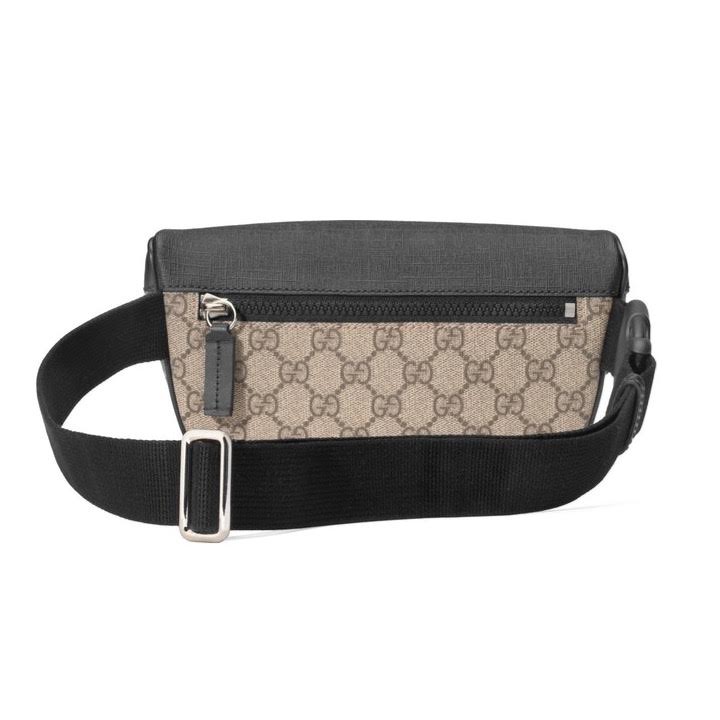 Gucci Belt Bag GG Supreme Canvas Small Beige/Black for Men