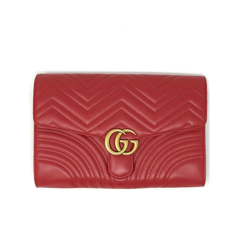 Gucci GG Marmont Matelassé Clutch