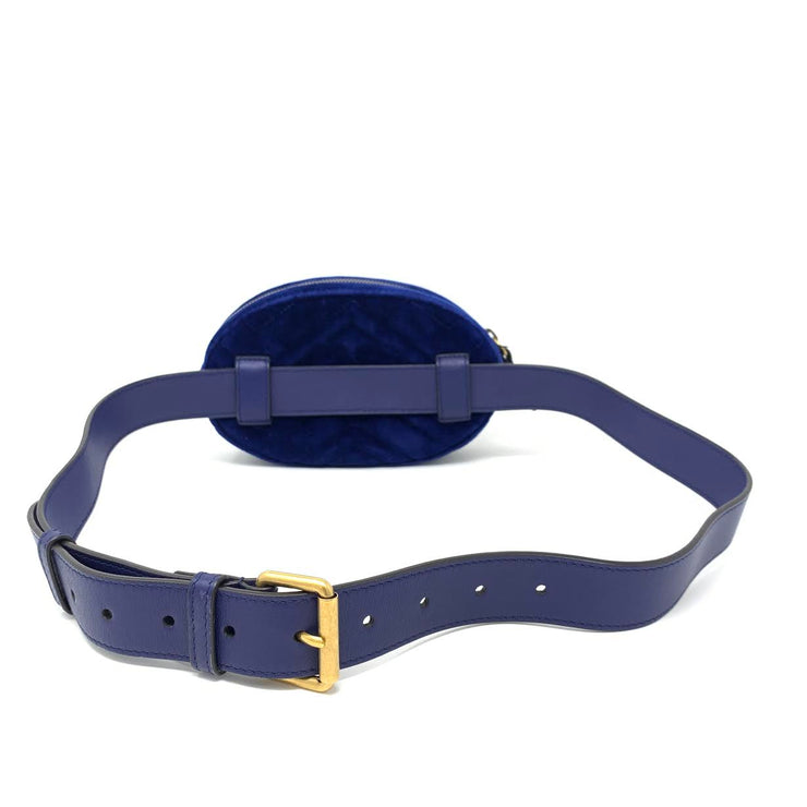 Gucci GG Marmont Matelassé Velvet Belt Bag w/ Tags