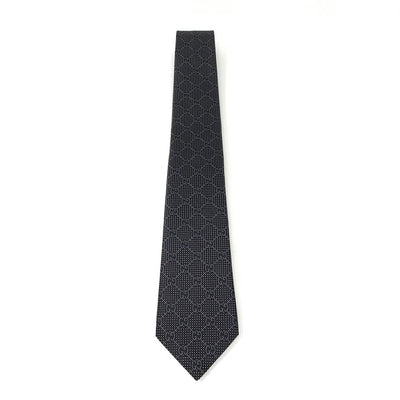 Gucci GG Silk Tie Black Consignment Shop From Runway With Love