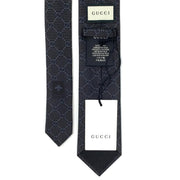 Gucci GG Silk Tie Black Consignment Shop From Runway With Love