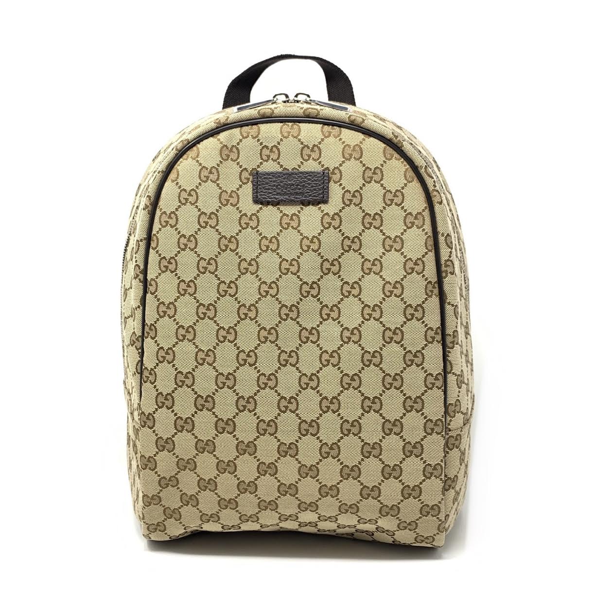 Gucci Supreme Beige Canvas Backpack