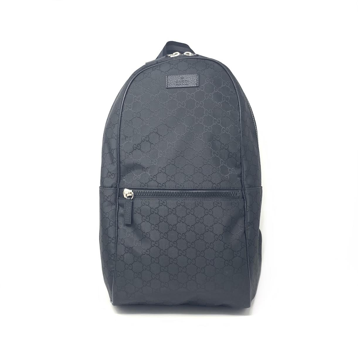 Gucci GG Nylon Double Pocket Nylon Backpack