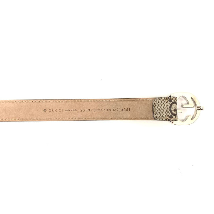 Gucci Girls' Printed GG Supreme Belt Butterfly Consignment Shop From runway With Love