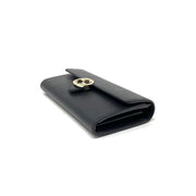 Black leather Gucci continental interlocking gg wallet Consignment Shop From Runway With Love