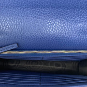 Gucci Interlocking GG Wallet On Chain in Blue