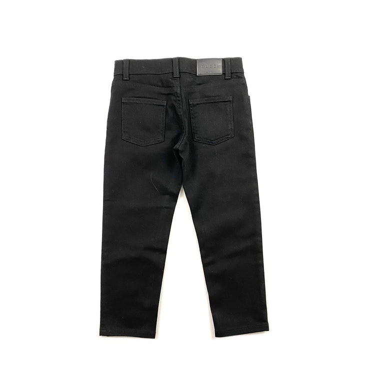 Gucci Boys Girls Childrens Kids Black Jeans Consignment Shop From Runway With Love Jeans 