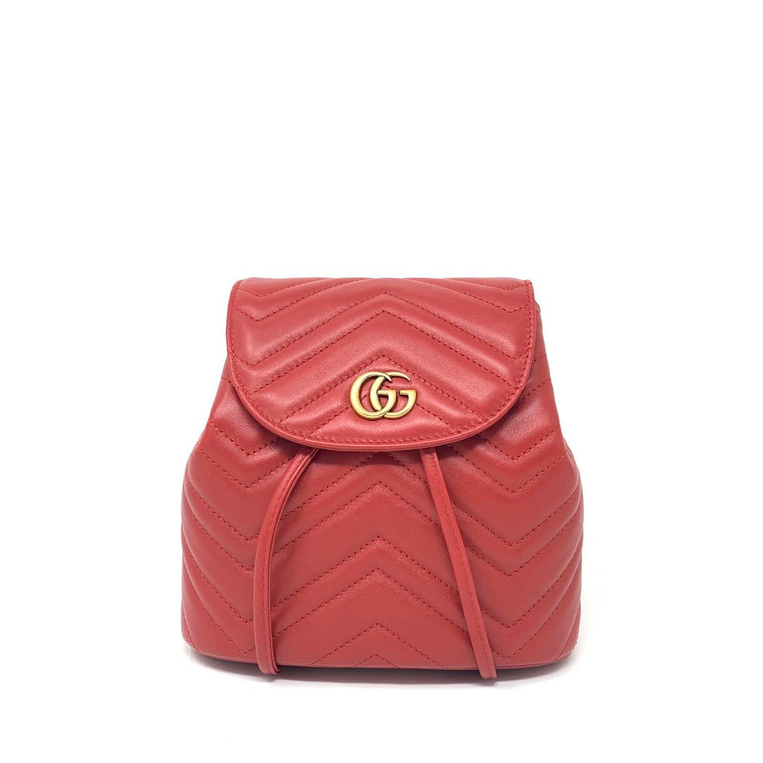 gg marmont mini backpack Gucci Marmont GG Matelassé Backpack