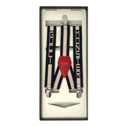 Gucci Monster Blue and White SuspendersKids Boys Children's Consignment Shop From Runway With Love 