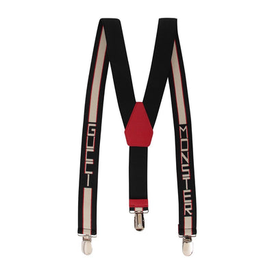 Gucci Monster Blue and White SuspendersKids Boys Children's Consignment Shop From Runway With Love 