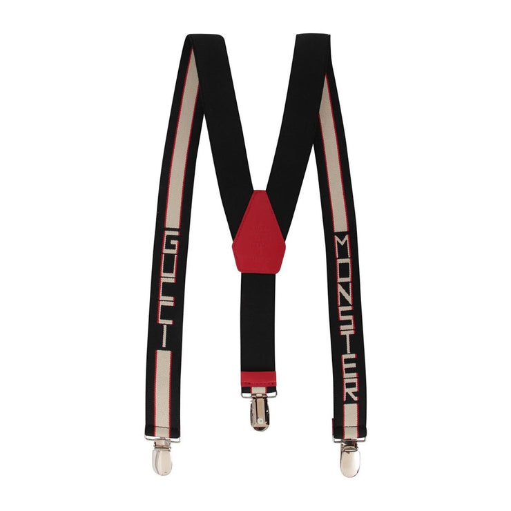 Gucci Monster Blue and White SuspendersKids Boys Children's Consignment Shop From Runway With Love 