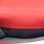 Gucci Interlocking GG Compact Wallet Red Leather Consignment Shop From Runway With Love