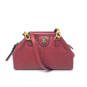 Gucci Small Red Leather Re(Belle) Shoulder Bag Marmont Consignment Shop From Runway With Love