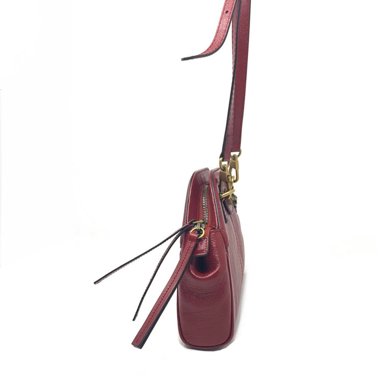 Gucci Small Red Leather Re(Belle) Shoulder Bag Marmont Consignment Shop From Runway With Love