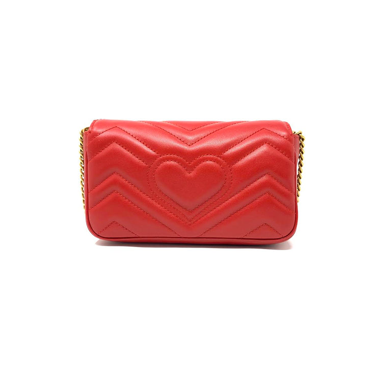 Gucci Super Mini GG Marmont Matelassé Bag w/ Tags