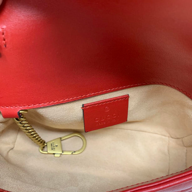 Gucci Super Mini GG Marmont Matelassé Bag w/ Tags