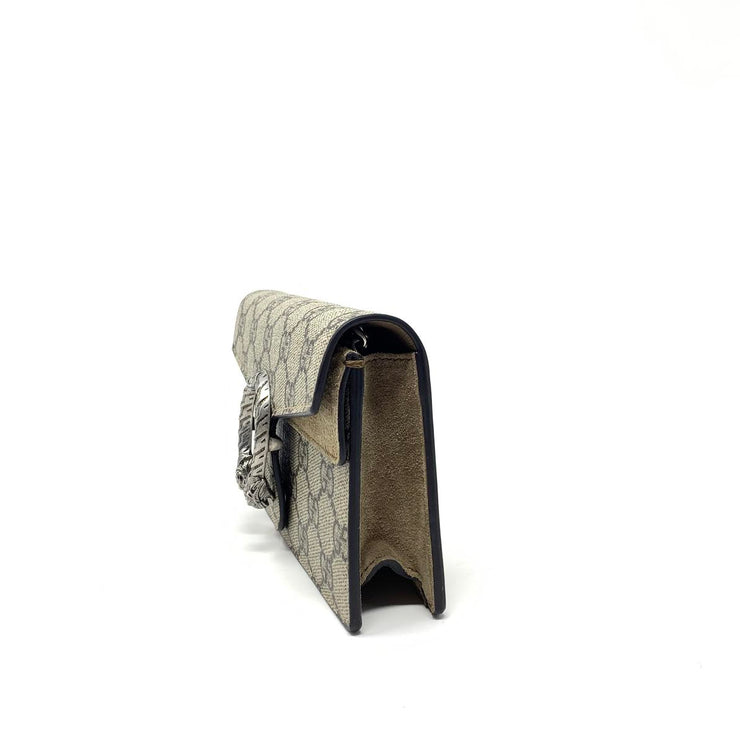 Gucci Super Mini GG Supreme Dionysus Bag Consignment Shop From Runway With Love