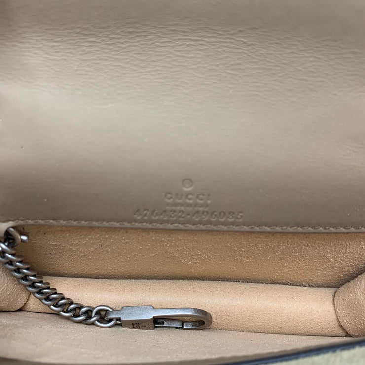 Gucci Super Mini GG Supreme Dionysus Bag Consignment Shop From Runway With Love