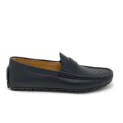 Gucci Black Guccissima Driving Loafers Designer consignment From Runway With Love