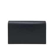 Gucci Interlocking GG Wallet On Chain in Black w/ Tags