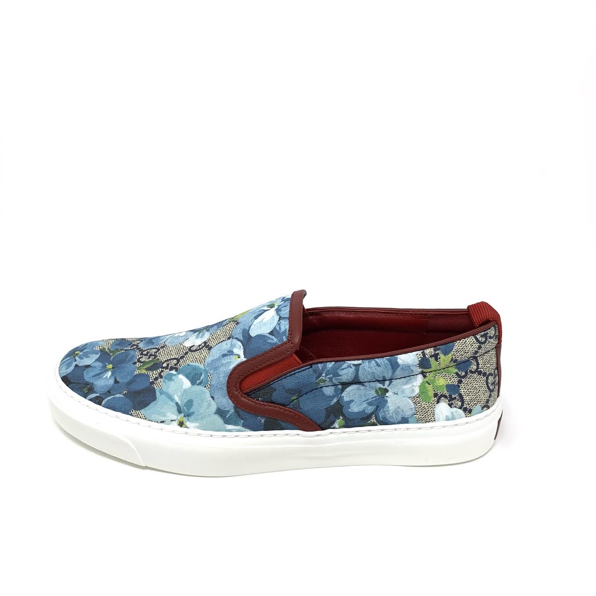 Gucci floral slip ons best sale