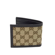 Gucci Brown GG Canvas Bifold Wallet Designer Consignment From Runway With Love