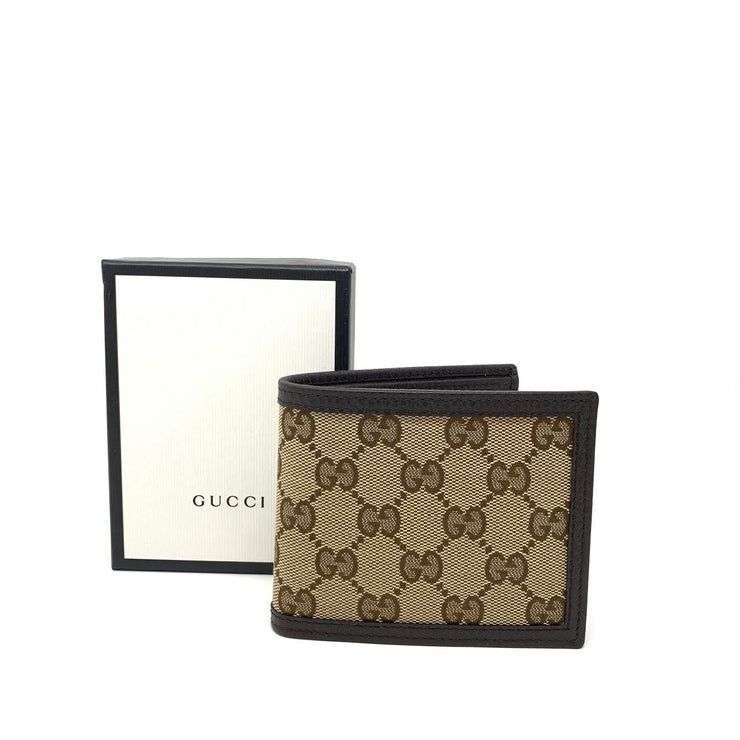 Gucci GG Canvas Bifold Wallet w/ Tags