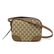 Gucci GG Canvas Bree Crossbody Bag Designer Consignment From Runway With Love