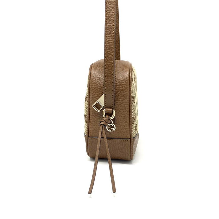 Gucci GG Canvas Bree Crossbody Bag Designer Consignment From Runway With Love