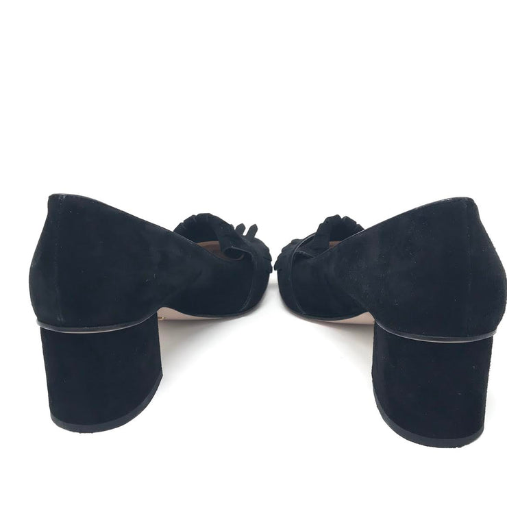 Gucci Marmont Black Mid Heel Shoe