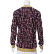 Gucci Metallic Floral Sweater Designer Consignment From Runway With Love