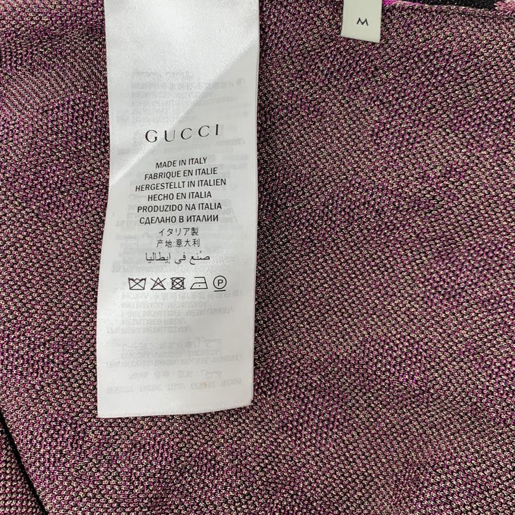 Gucci Metallic Floral Sweater Designer Consignment From Runway With Love