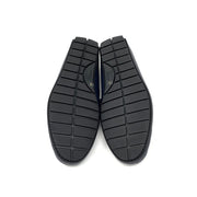 Gucci Navy Guccissima Driving Loafers Designer Consignment From Runway With Love