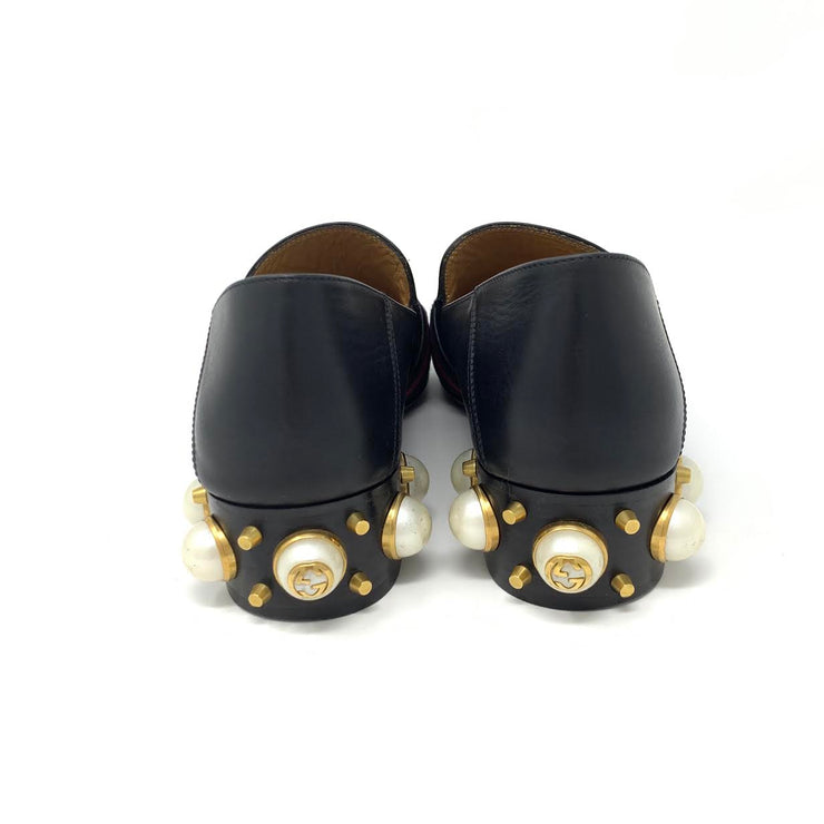 Gucci Peyton Loafers pearl GG buckle 