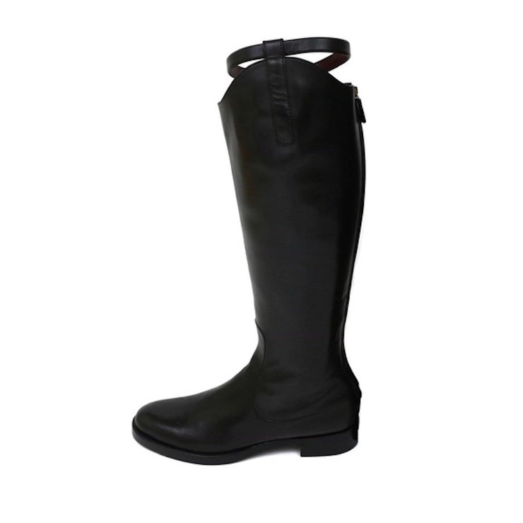 Gucci Leather Knee High Boots in Black - Gucci