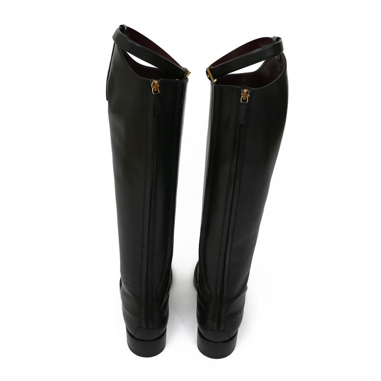 Gucci Riding Boots in Black - Size 39.5