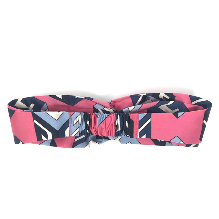 Gucci Silk Wallpaper Headband in Pink w/ Tags