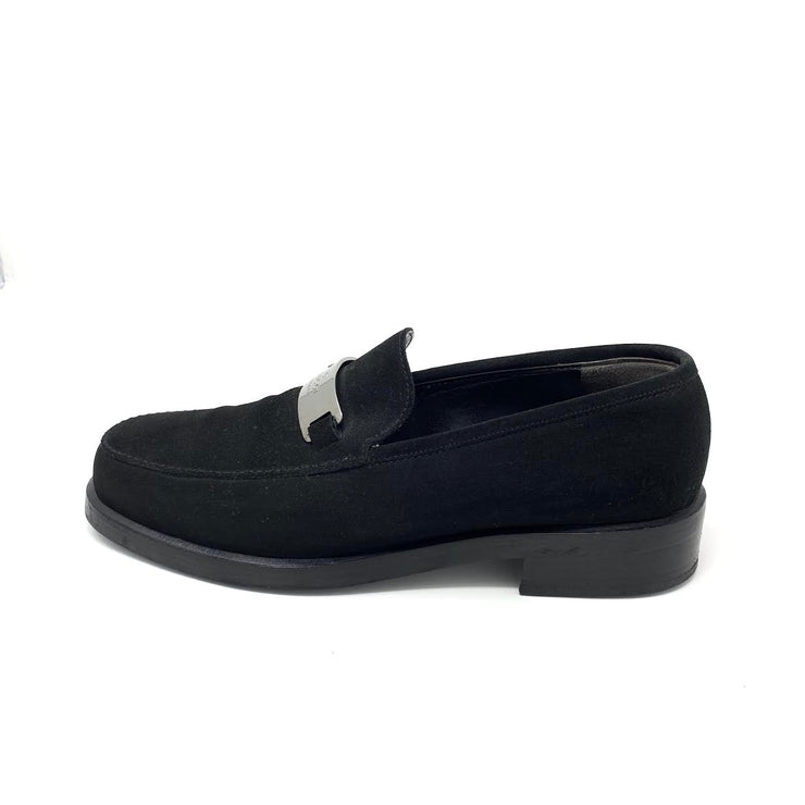 Gucci Black Suede Loafers Designer Consignment From Runway With Love