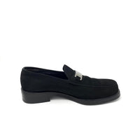 Gucci Black Suede Loafers Designer Consignment From Runway With Love