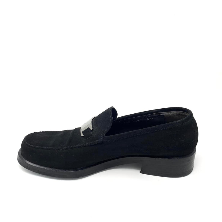 Gucci Black Suede Loafers Designer Consignment From Runway With Love