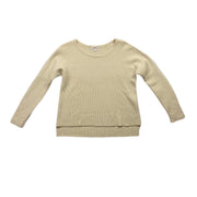 Helmut Lang Scoop Neck Ivory wool Sweater Consignment shop from runway with love