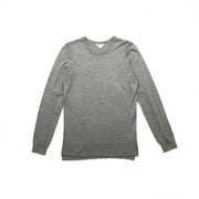 Helmut Lang Wool Crew Neck Sweater Gray Consignment Shop From Runway With Love