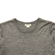 Helmut Lang Wool Crew Neck Sweater Gray Consignment Shop From Runway With Love