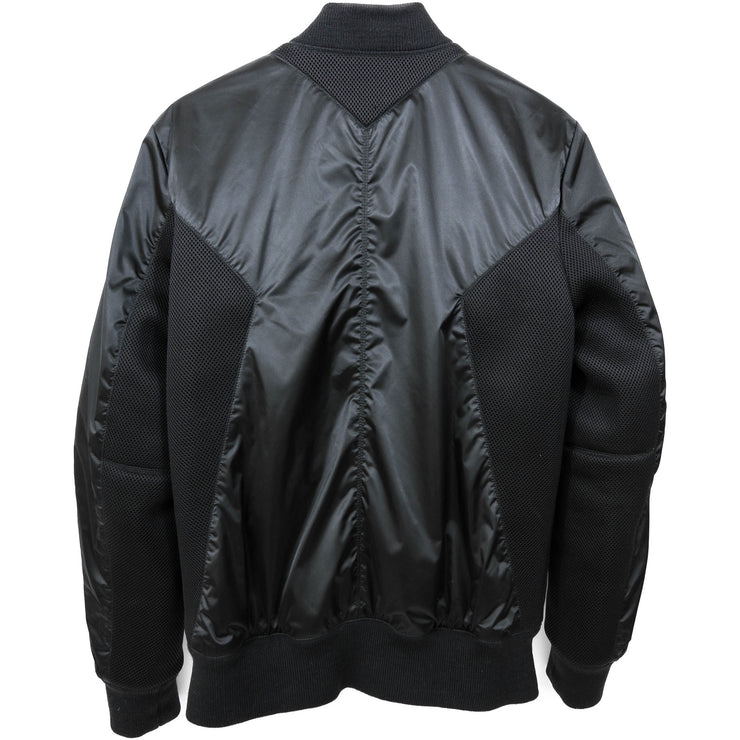 black Helmut Lang bomber jacket men's 