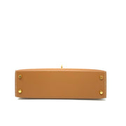 Hermès Mini Kelly Sellier II 20 Gold Epsom Consignment Shop From Runway With Love
