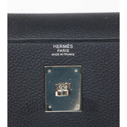 Hermès Kelly Au Galop Limited Edition Handbag blue indigo box leather togo