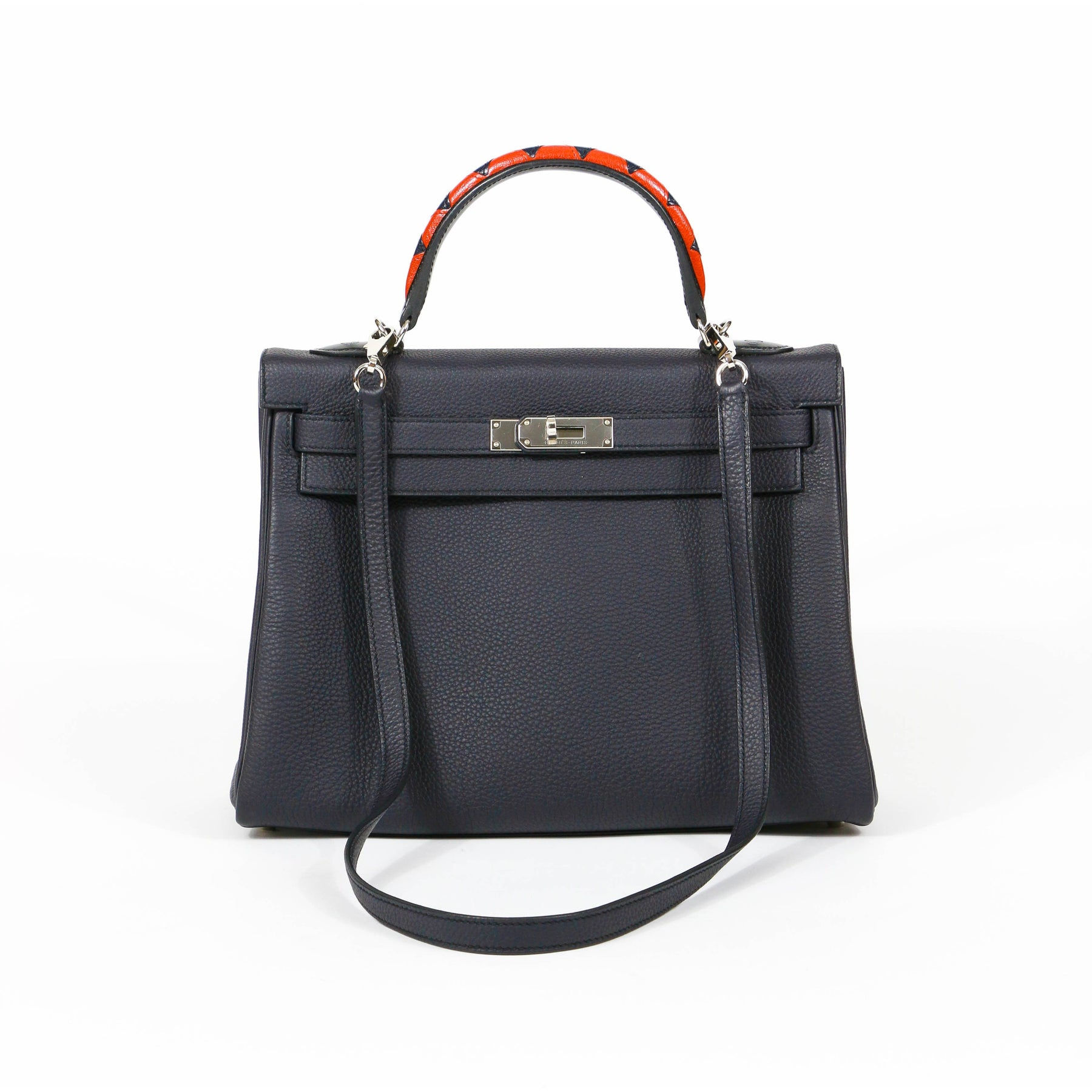 Hermès Kelly 32 Limited Edition Au Gallop Craie Togo Bag